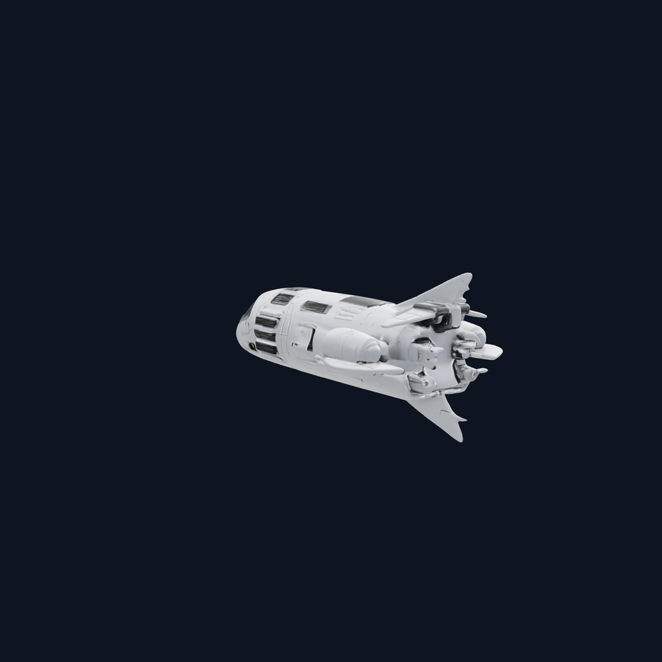 Futuristic Spaceship Model Pack
